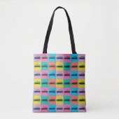 Tote Bag Fun Checkerboard Mini Cooper (Devant)