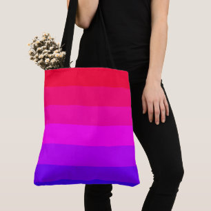 Tote Bag Fun coloré Ombre Gradient