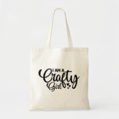 Tote Bag Fun Crafty Girl (Devant)