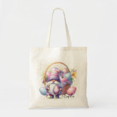 Tote Bag Fun Easter Egg Hunt Gnomes Glitter (Devant)