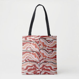 Tote Bag Fun Epic Illustré Bacon Motif Fun Design