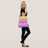 Tote Bag Fun Girls Trippin' to...Your Destination Colorful (Sur le modèle)