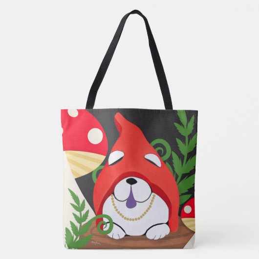 Tote Bag FUN GUY le gnome chow choisir le style (Devant)