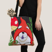 Tote Bag FUN GUY le gnome chow choisir le style (De près)