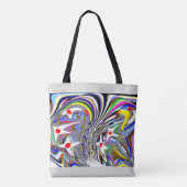 Tote Bag Fun mode formes art (Dos)