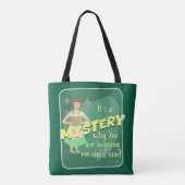 Tote Bag Fun Mystery Snark Retro Lecture Femme au foyer (Dos)