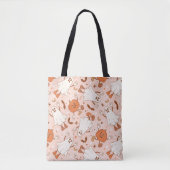 Tote Bag Fun Retro Ghost & Jack-O-Lantern Motif (Devant)