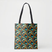 Tote Bag Funk rétro Abstrait (Devant)