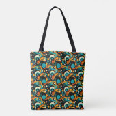 Tote Bag Funk rétro Abstrait (Dos)