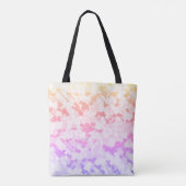 Tote Bag Funky Éclectique Bohème Abstrait Coucher de soleil (Dos)