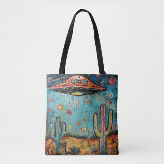 Tote Bag Funky Fun UFO (Devant)