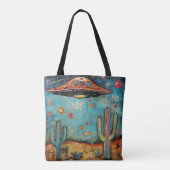 Tote Bag Funky Fun UFO (Dos)