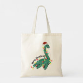 Tote Bag Funky Joyeux Monster de Lochness Noël (Dos)