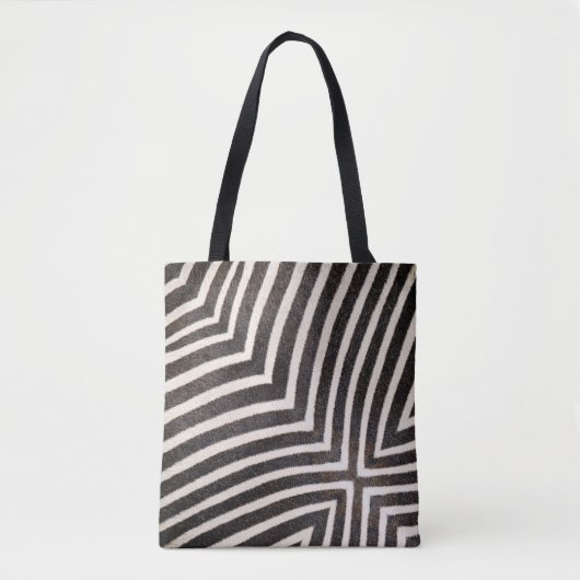 Tote Bag Funky Zebra Stripe Tote (Devant)