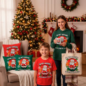 Tote Bag Funny Angry Père Noël Noël Sarcastique vacances