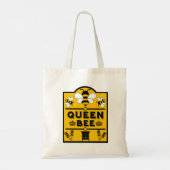 Tote Bag Funny Apiary Honey Queen Bee (Dos)