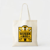 Tote Bag Funny Apiary Honey Queen Bee (Devant)