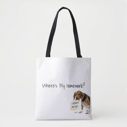 Tote Bag Funny Bad Chien Chien Chien Chien Chien Chien Chie (Devant)