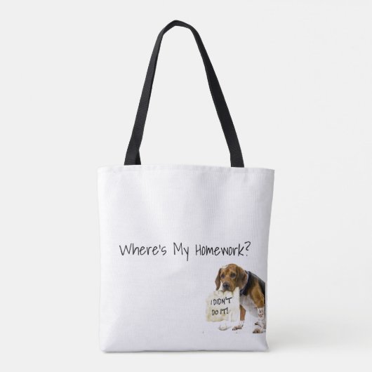 Tote Bag Funny Bad Chien Chien Chien Chien Chien Chien Chie (Dos)