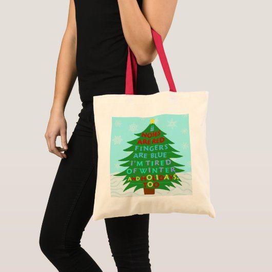 Tote Bag Funny Bah Humbug (Devant (produit))