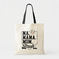 Funny Baseball Maman Bruh avec nom et numéro d'équ