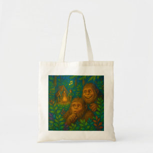 Tote Bag Funny Big Foot Noises in Woods Imaginaire Art