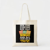 Tote Bag Funny Bingo Player Gift (Devant)
