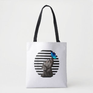 Tote Bag Funny Black Labrador Retriever Lab Chien Propriéta