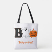 Tote Bag Funny Boo Halloween Fourre-tout (Dos)
