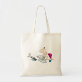 Tote Bag Funny Cartoon Comptable Bureau Humour (Devant)