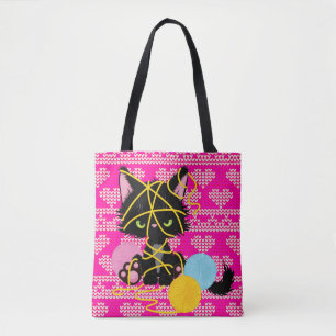 Tote Bag Funny Cat Tricot Projets