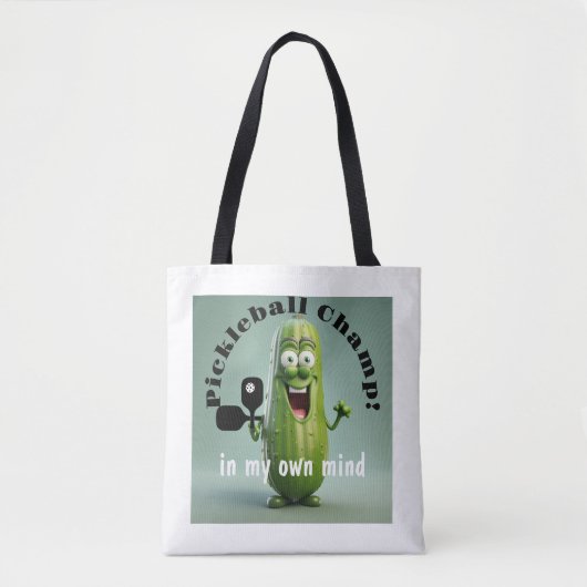 Tote Bag Funny Champ de Pickleball Fourre-tout (Devant)