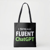 Tote Bag Funny ChatGPT (Devant)