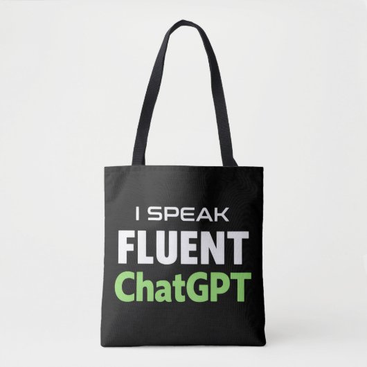 Tote Bag Funny ChatGPT (Devant)