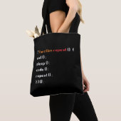 Tote Bag Funny Computer Science Coder Programmer, Fonction (De près)