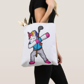 Tote Bag Funny Dabbing Unicorn Golfer Gift Golf (De près)