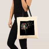 Tote Bag Funny Dandelion Livres Cadeau Pour Lecture Lover (Devant (produit))