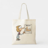 Tote Bag Funny Doctor Teaching Foot Anatomy (Dos)