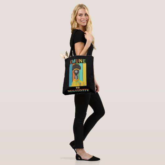 Tote Bag Funny Emu Bird Pun - Emune à la Négativité (Sur le modèle)