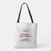 Tote Bag Funny Enseignant Approvisionnement scolaire Hoarde (Dos)