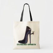 Tote Bag Funny Extreme Sports - Escalade de chaussures (Devant)