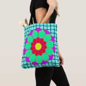 Tote Bag Funny Flower Power Bloom I + votre backgr. & idée (De près)