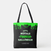 Tote Bag Funny Frankenstein Heureuse mère Franken Halloween (Dos)