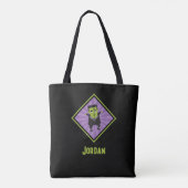Tote Bag Funny Frankenstein Monster Halloween (Dos)