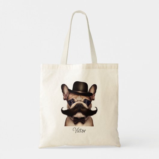 Tote Bag Funny Frenchie Custom (Dos)