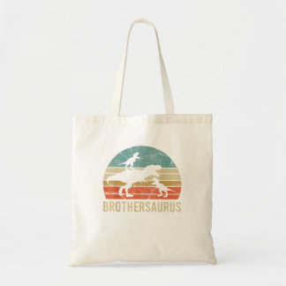 Tote Bag Funny Frère Dinosaur 3 Trois enfants Big Little