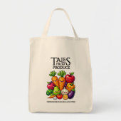 Tote Bag Funny Fruits Veggies Tales from Produce Grocery (Devant)