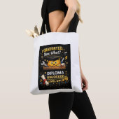 Tote Bag Funny Graduation Shirt – I Graduated Now What (De près)