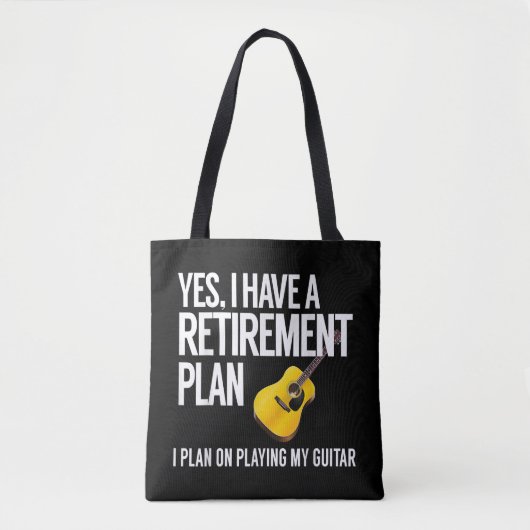 Tote Bag Funny Guitar (Devant)