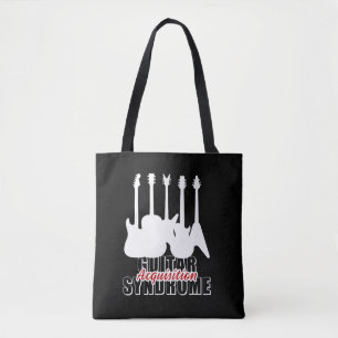 Tote Bag Funny Guitariste GAS Musicien Guitares Musique Roc